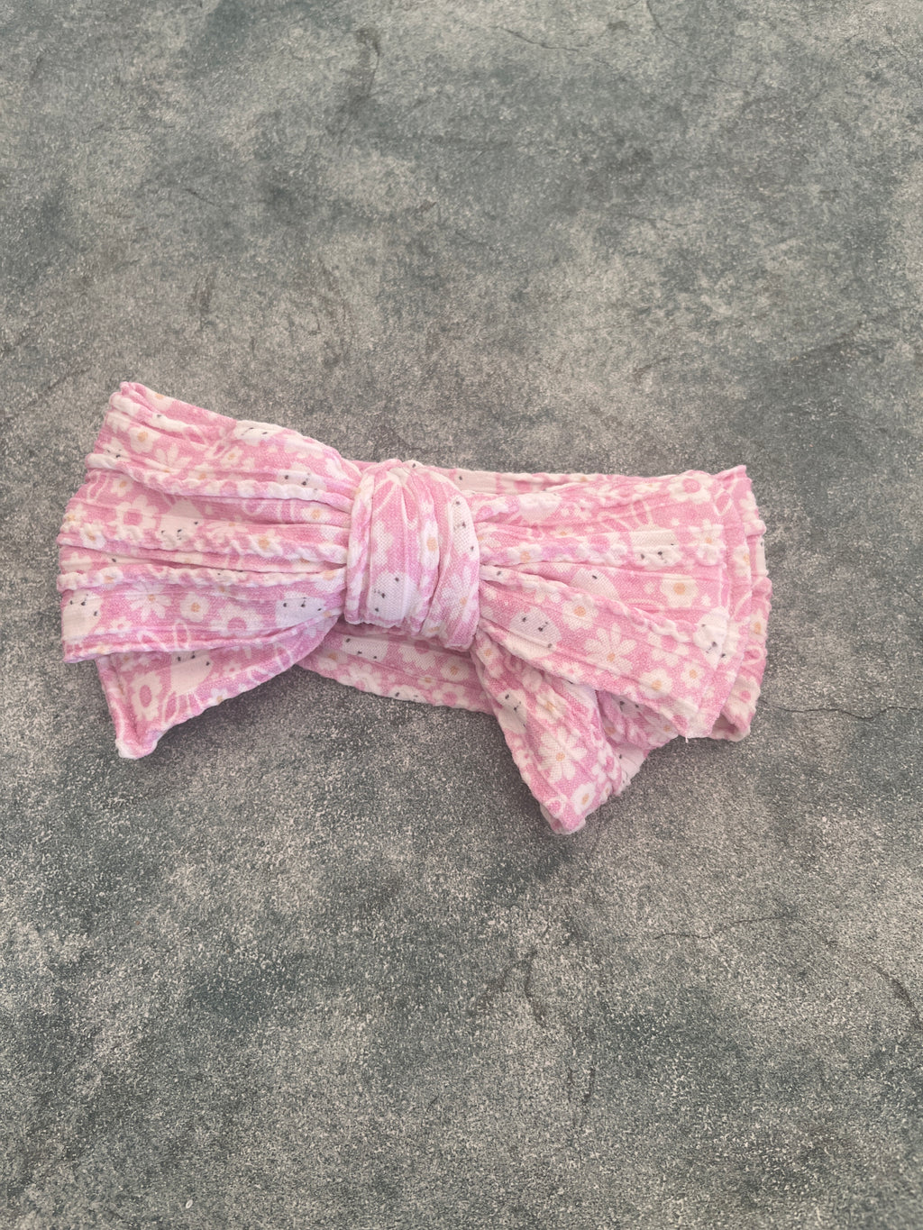 Bunny - Cable Knit Bow Headband