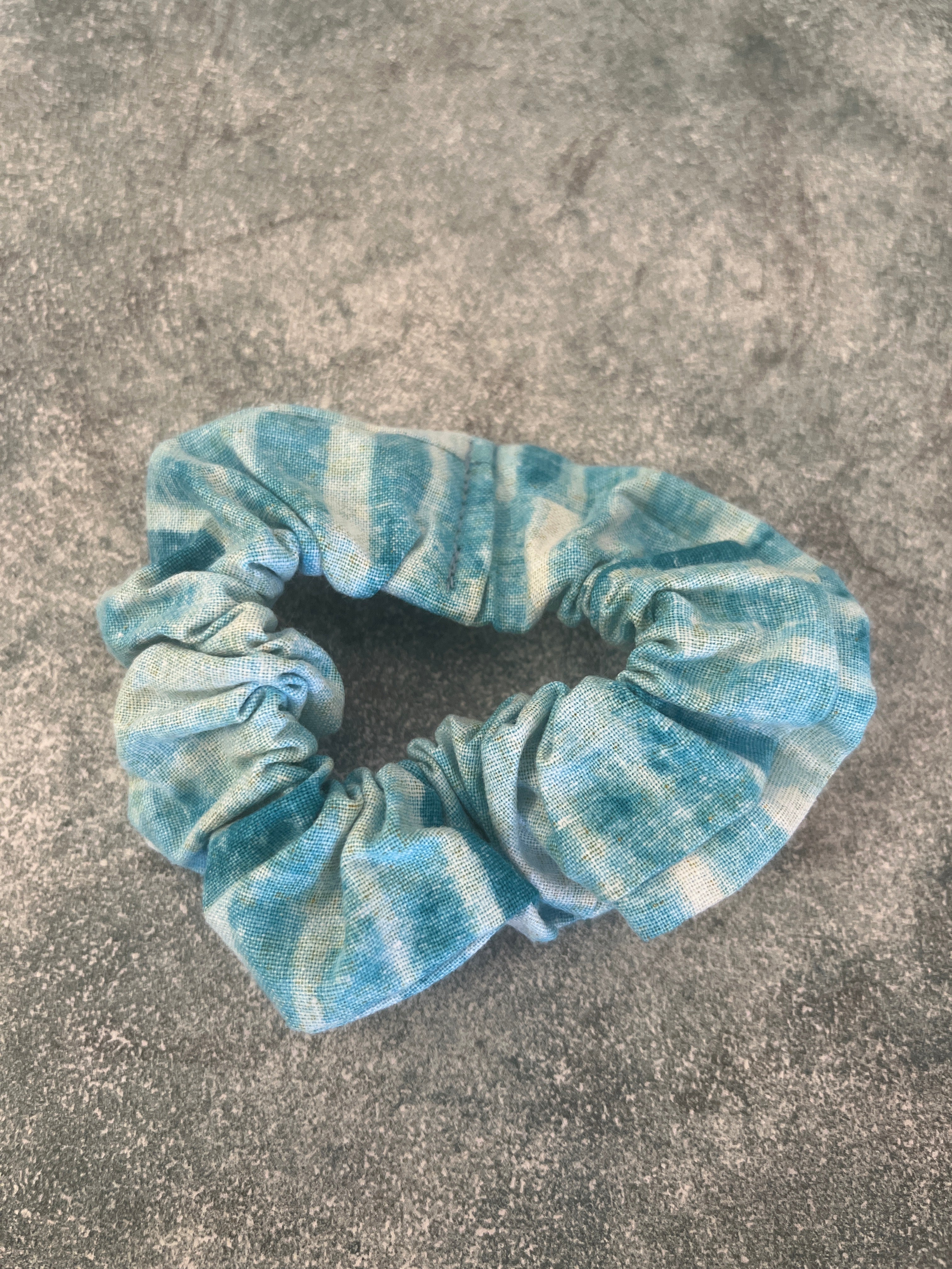 Blue Tie-Dye - Scrunchie