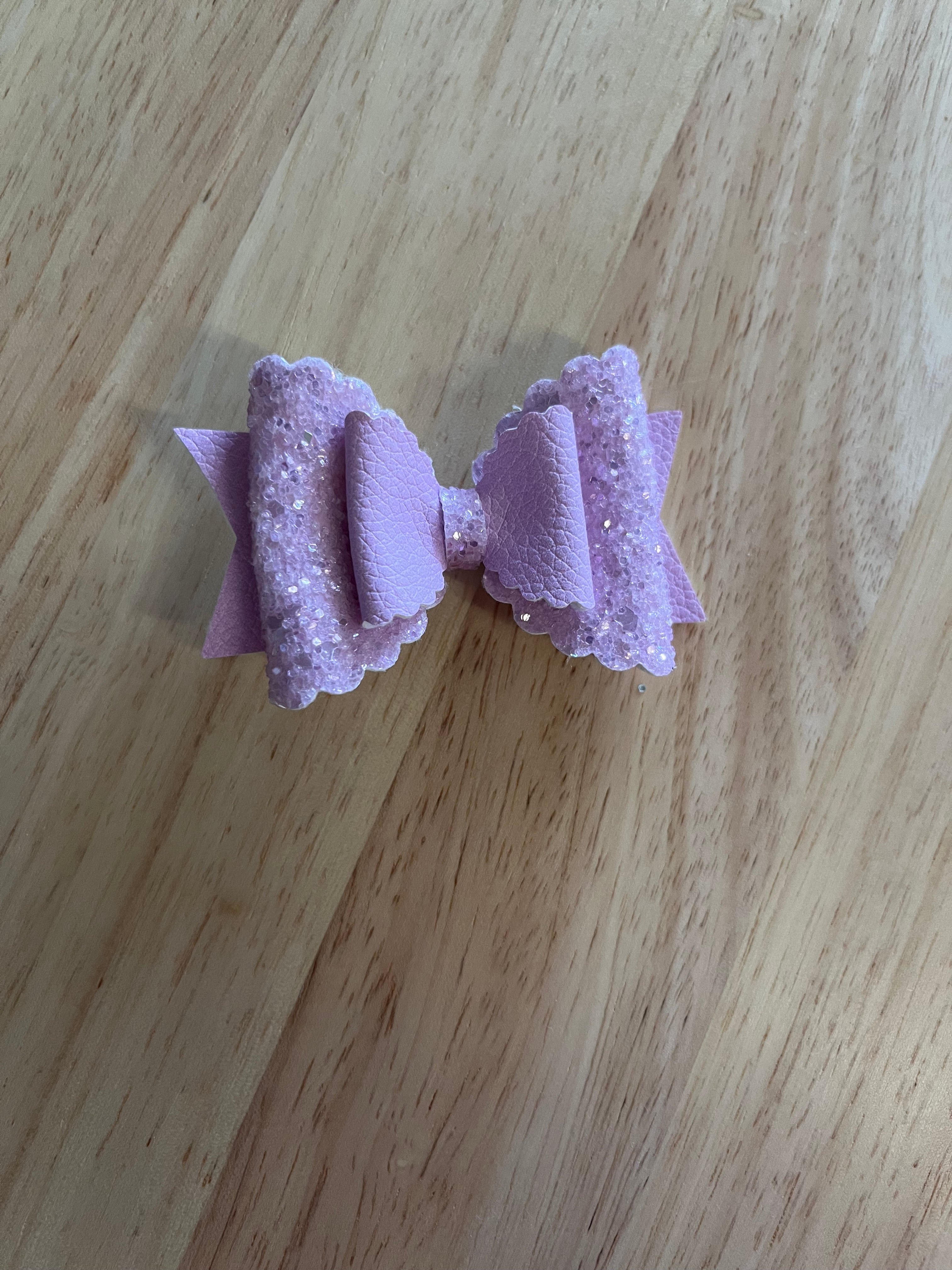Lilac Love - Frill Me Bow
