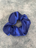 Royal Blue - Satin Scrunchie