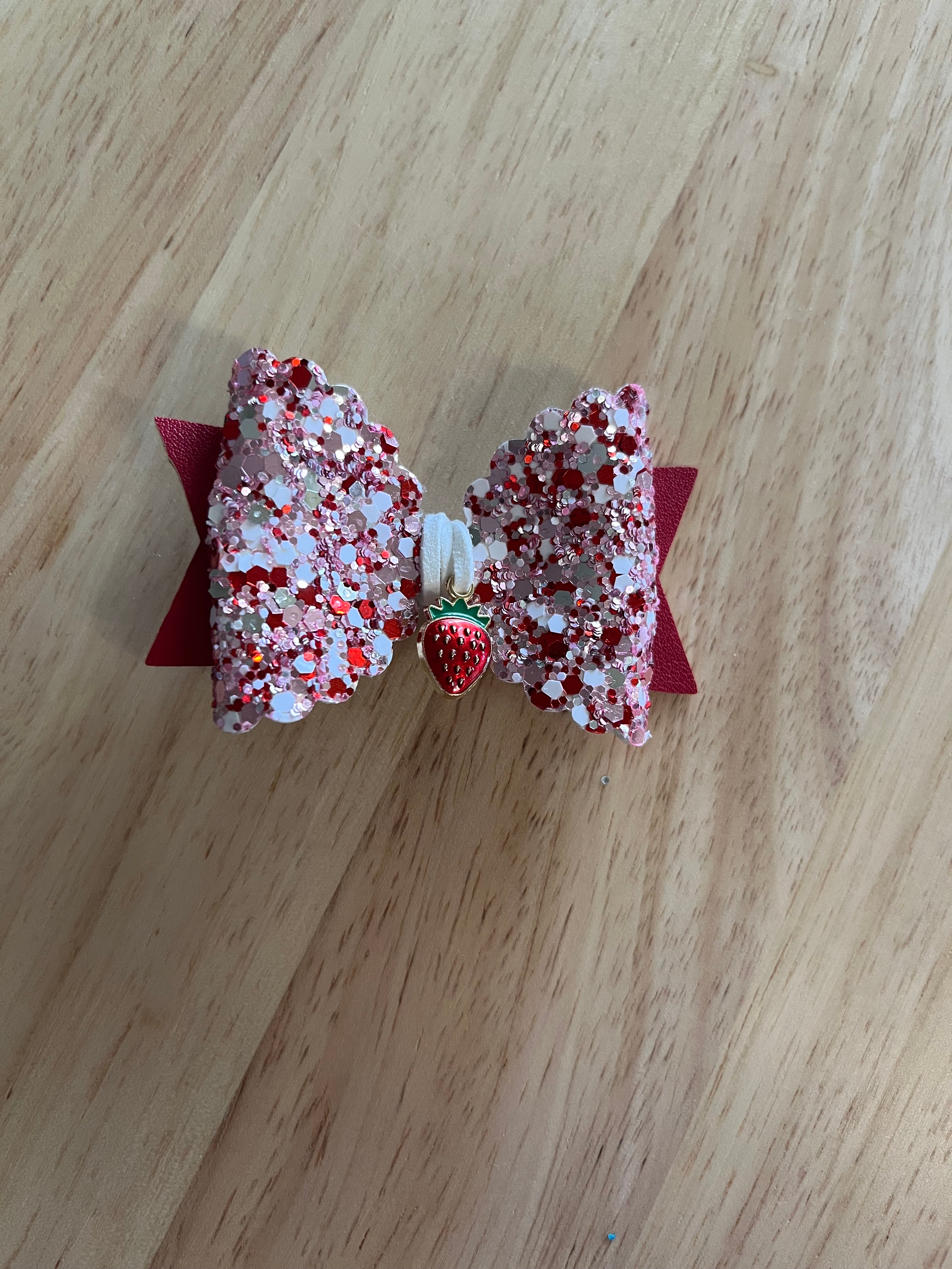 Strawberry Surprise - Frilly Bow
