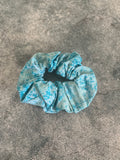 Blue Speckles - Scrunchie