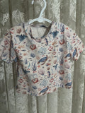 Pink Sea Creatures - Tee (size 3)
