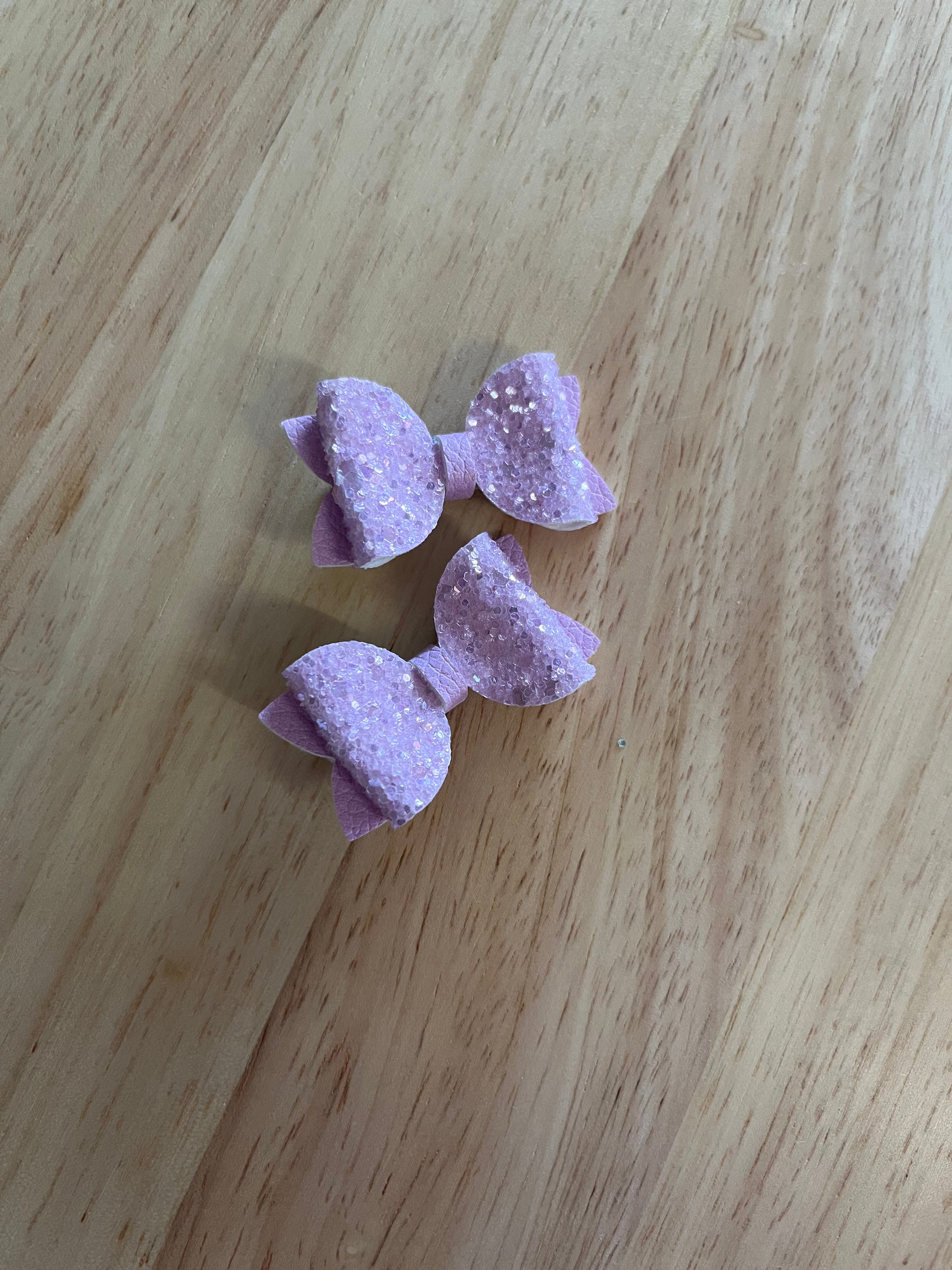 Lilac Love - Pixie Pigtail Bows